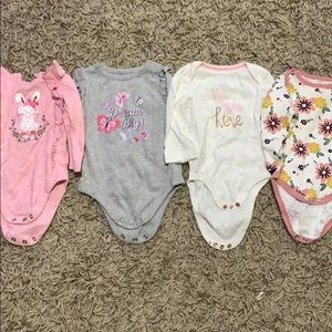 Baby girl onesie bundle